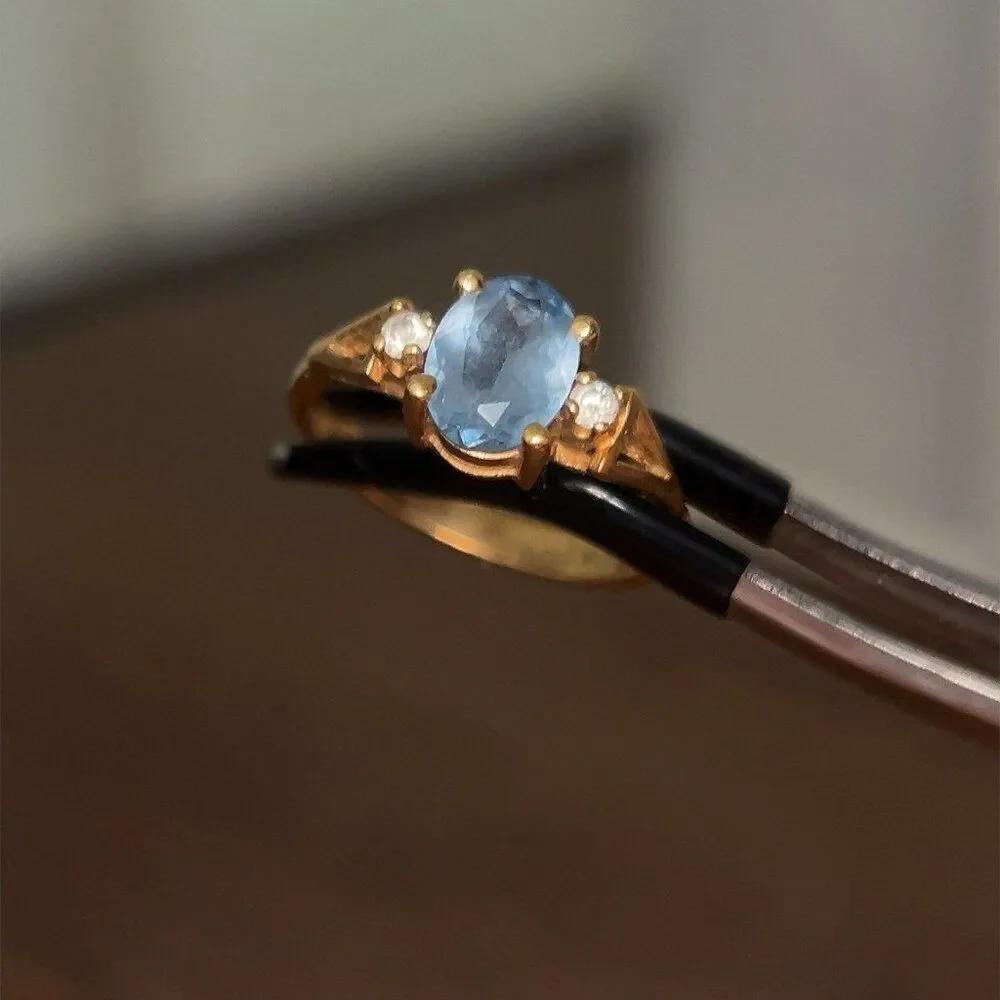 14K Gold‎ Topaz Ring